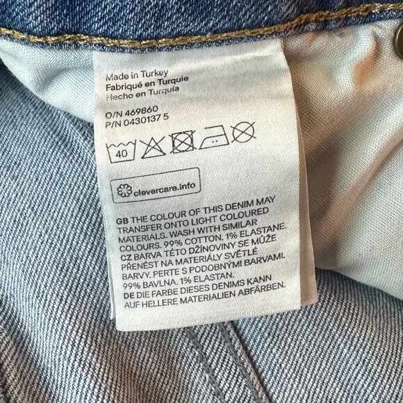 🎀H&M &DENIM Straight Ankle Regular Waist Jeans - Picture 5 of 6